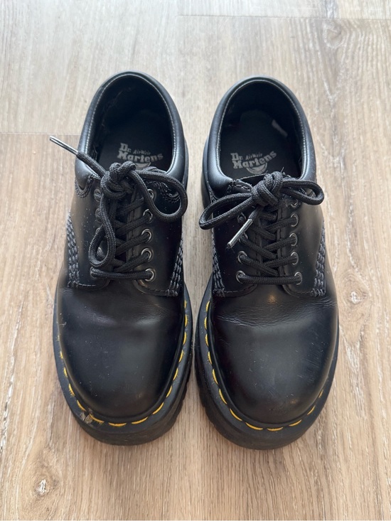 Dr. Martens Shoes - Dr. Martens Black Leather Platforms Women’s Size 5